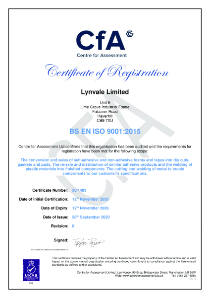 ISO 9001 : 2015 Quality Assurance