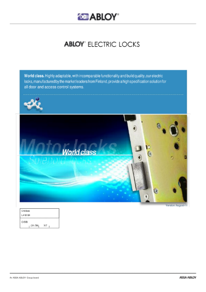 Abloy Electric Lock