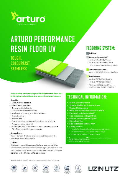 Arturo Performance Resin Floor UV