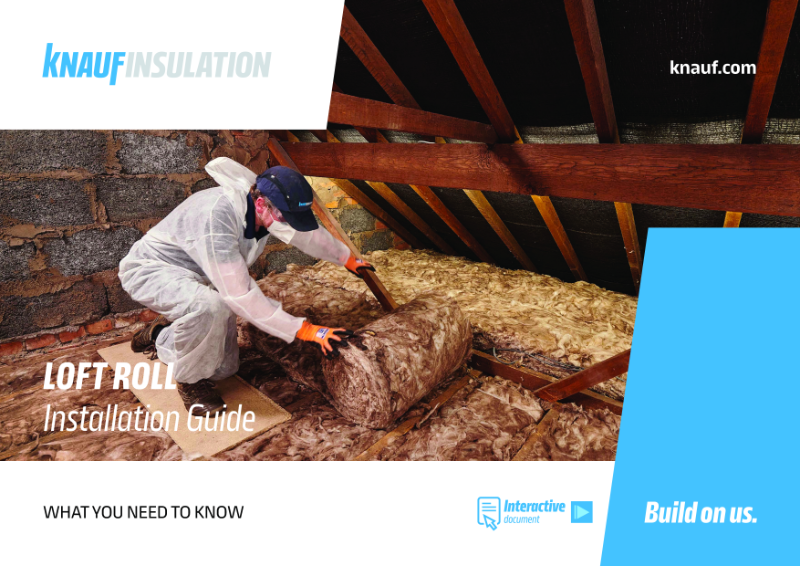 Knauf Insulation Loft Roll Installation Guide