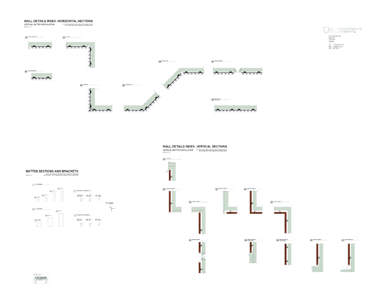 AL13 Batten System Wall Details Vertical Installation Guide