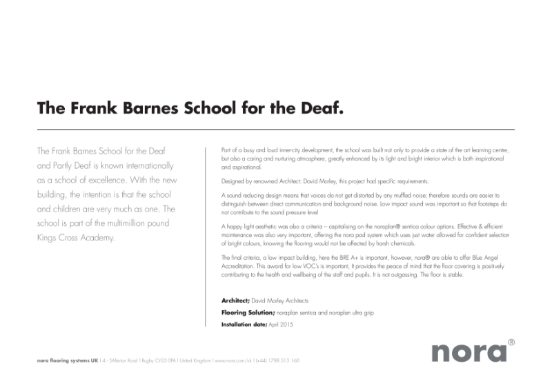 Frank Barnes School for the Deaf