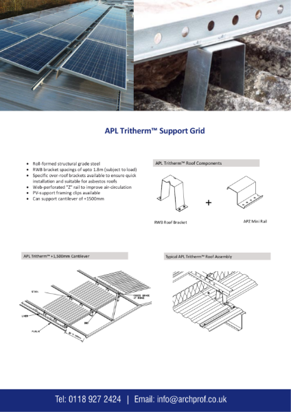 APL Tritherm Spacer System - Roofing - System Summary