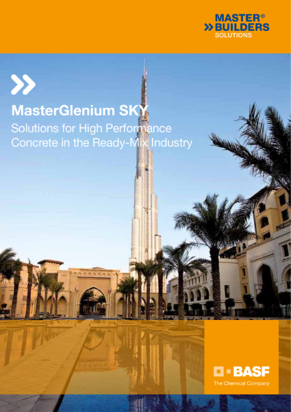 MasterGlenium Sky - Solutions for High Performance Concrete in the Ready-Mix Industry