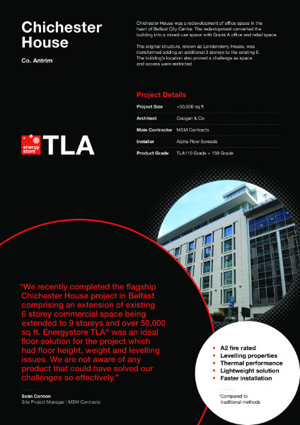 energystore TLA® Chichester House - Case Study