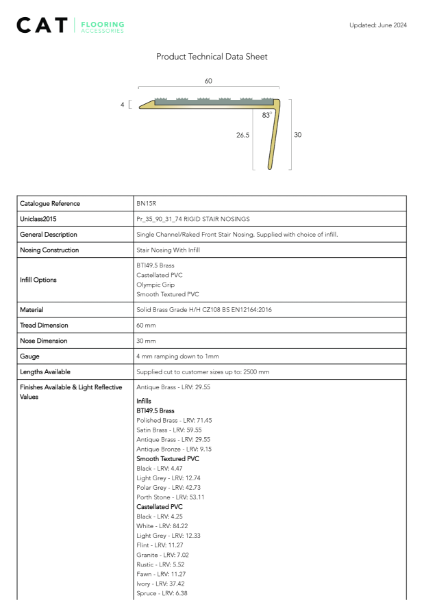 BN15R ANTIQUE BRASS TDS