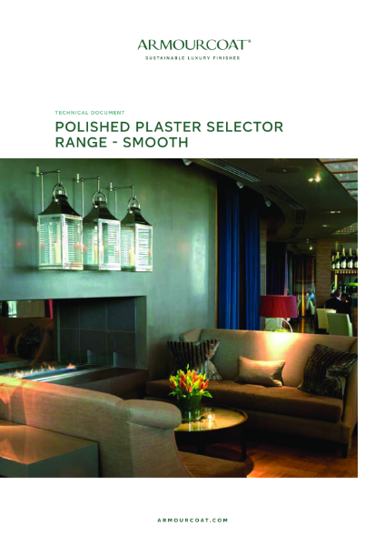 Armourcoat Polished Plaster Smooth - Technical Document