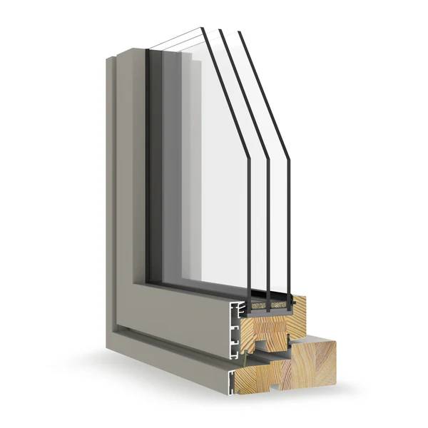 P31A/T Outward Open Alu-Clad Timber / Timber Only Window
