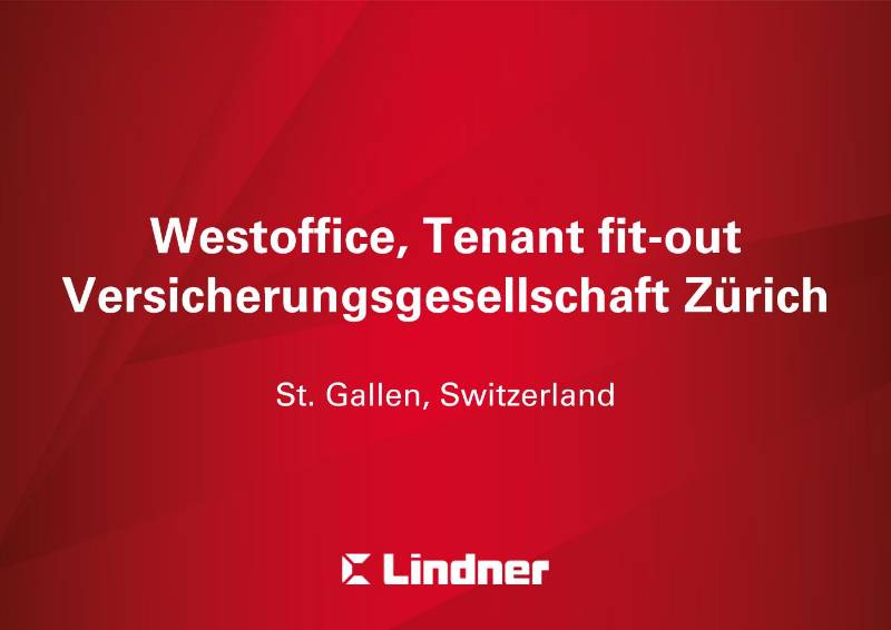 Westoffice, Tenant fit-out Insurance company Zurich -> Room-in-Room -> Partitions