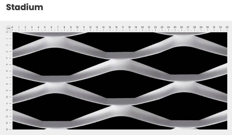 MS - Expanded Metal Mesh - STADIUM - Protech Line | Metalspan | NBS Source