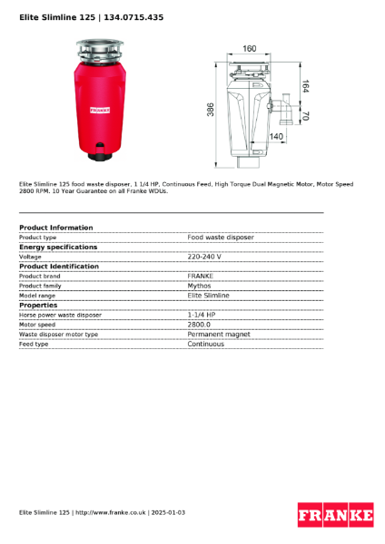 Product Sheet 134.0715.435