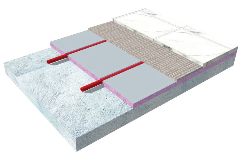 Beneath Heat 20 mm Slim Board Over Floor UFH System - Underfloor Heating System