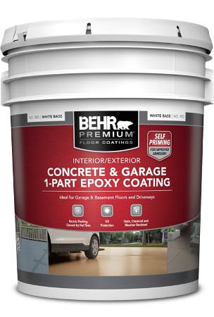 BEHR PREMIUM® Interior/Exterior Concrete & Garage Self-Priming 1-Part Epoxy
