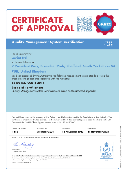 CARES Certificate of Approval