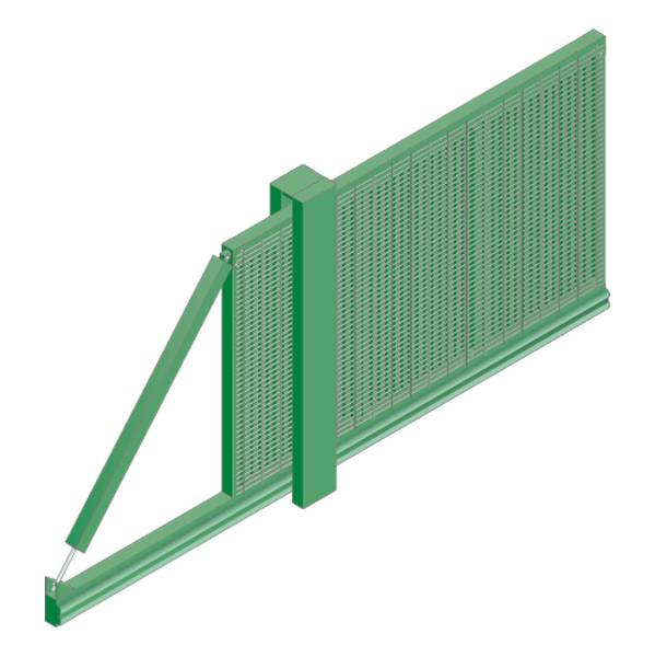 Slidemaster SR3 Single - Carbon steel gate - Sliding gate 