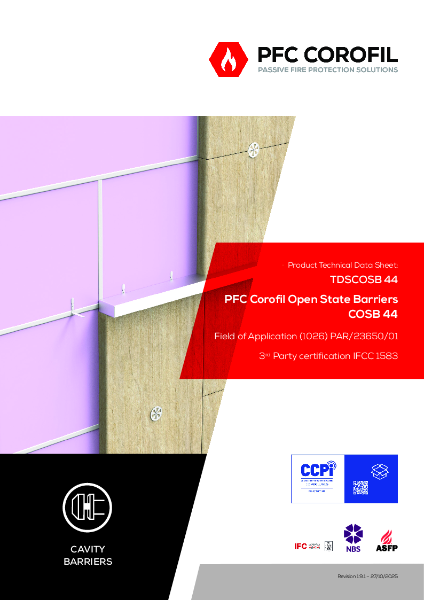 PFC Corofil Open State Barrier COSB 44 - Datasheet