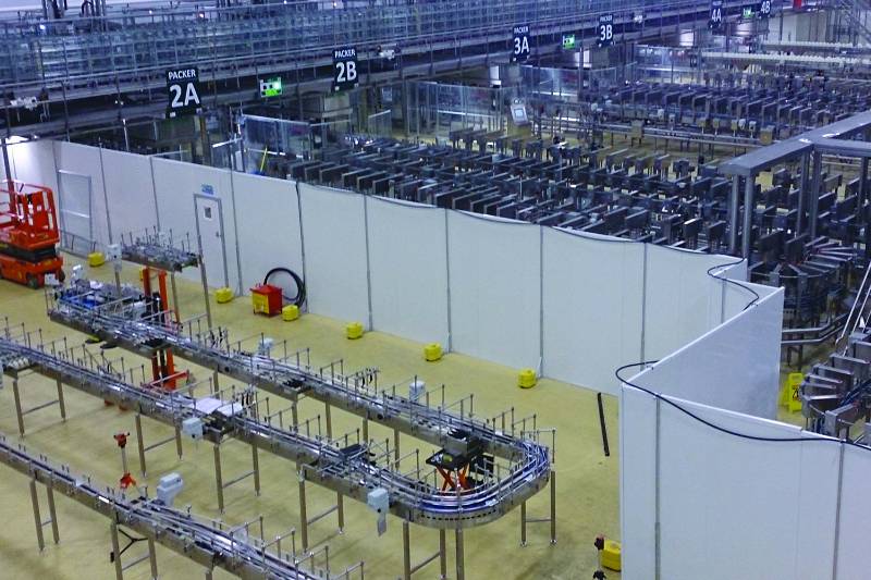 Hoardfast Modular Walling System Case Study (Arla Foods)