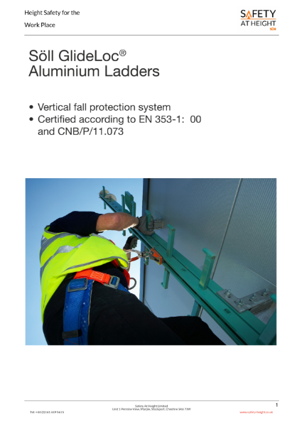 GlideLoc Aluminium Ladders Product Catalogue