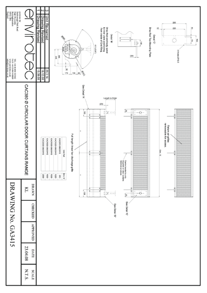 CAC 380 General Arrangement