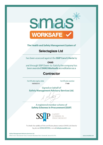 SMAS Worksafe Certificate