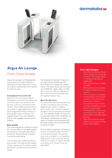 Airport Gate Argus Air Lounge
