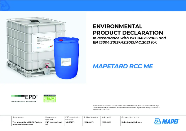 EPD-IES-0013295:002 (S-P-13295) Mapetard RCC ME (UAE).pdf | Mapei ...
