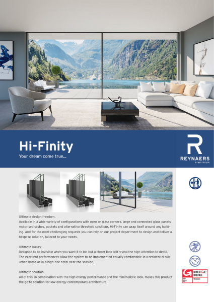 Aluminium Sliding Door - Hi-Finity