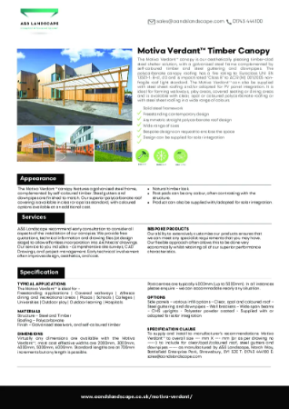 Motiva Verdant - Product Data Sheet