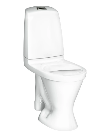 WC-Istuimet - WC-istuin Nautic 1596 - S-lukko, suuri jalka, korkea malli, Hygienic Flush