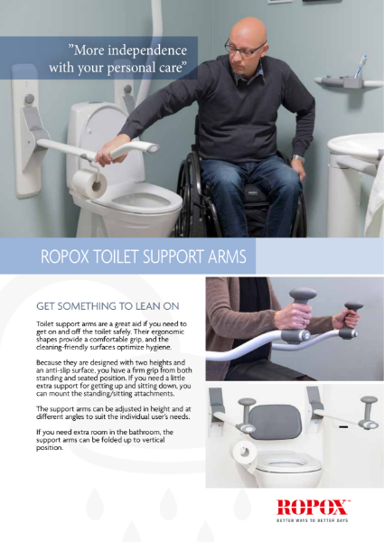 Ropox Toilet Support Arms