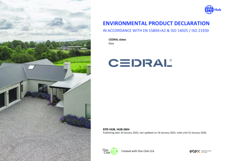 Cedral Thrutone Fibre Cement Slates EPD 