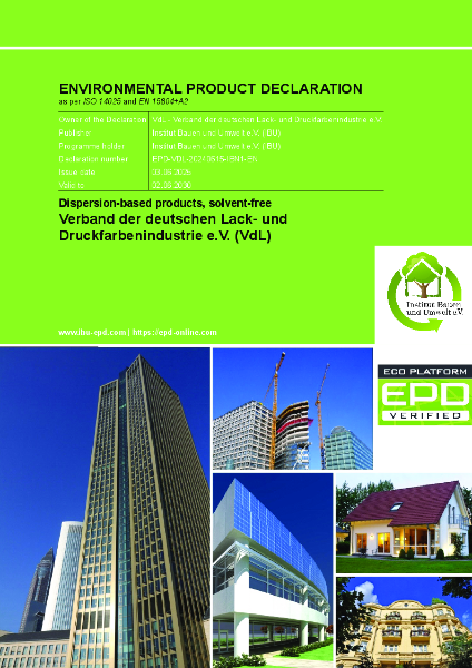 ENVIRONMENTAL PRODUCT DECLARATION
as per ISO 14025 and EN 15804+A2 - KEIM Primers