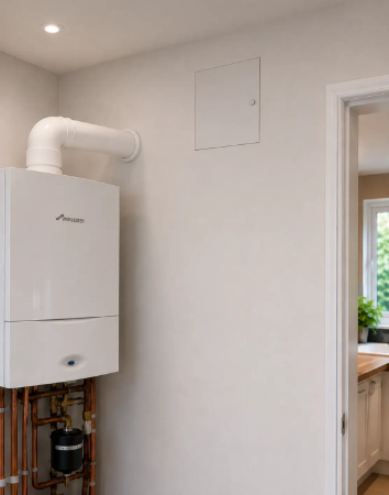Gas Flue Inspection Access Panel – Shallow Metal Door – Beaded Frame – R01 Range - Access Panels