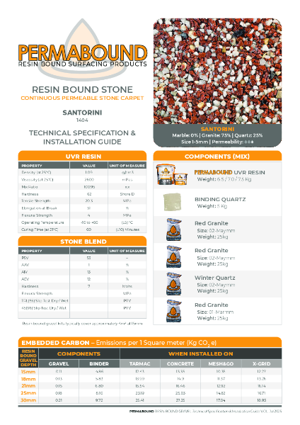 Santorini_1404_Resin_Bound_Stone_TDS_PERMABOUND_V-OL