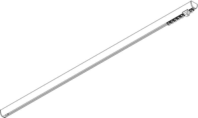 Curtain Track - Hand Operated - Silent Gliss SG 6010   - Curtain Tracks