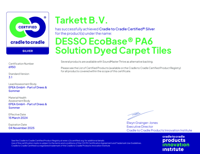 Cradle to Cradle Desso Enlaced