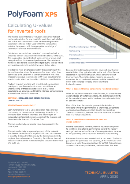 Polyfoam Inverted Roof Technical Bulletin