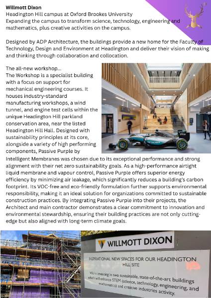 Willmott Dixon- Liquid applied Airtightness by Intelligent Membranes