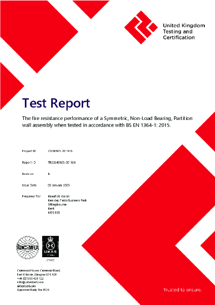 Fire test Report - PC-146-055-4-2-12.5-WB-25-FTR