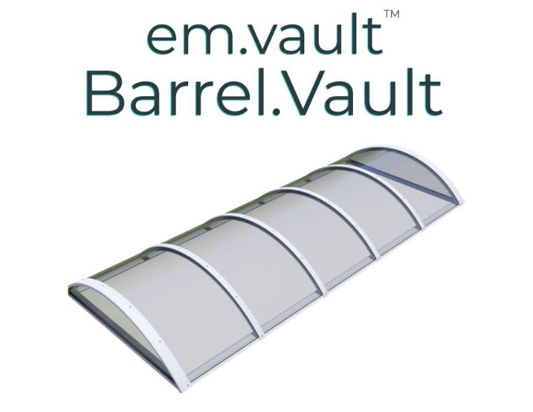 em.vault™ Barrel Vault - Rooflight
