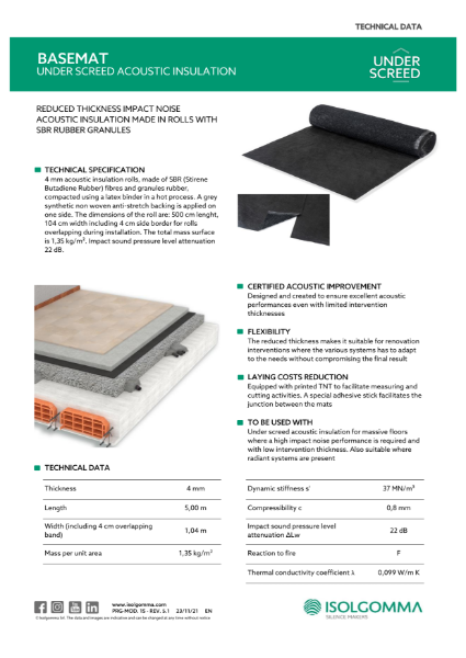 Basemat Datasheet