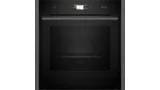 Single oven Slide & Hide door Graphite grey trim