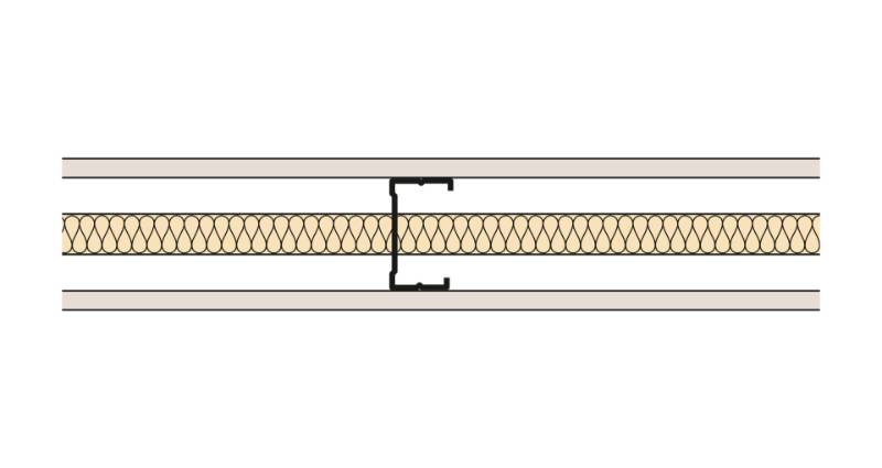 Siniat Single Frame Metal Stud Partition CS70R(400)-12St-25G - Metal Stud Partitioning