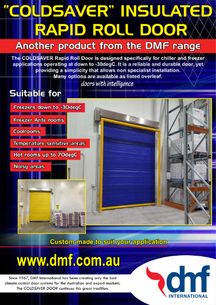 Rapid Roll Coldsaver Door