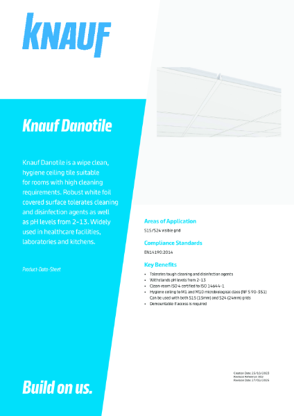 Knauf Danotile Data Sheet