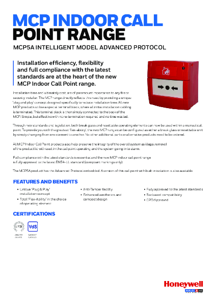Morley-IAS Addressable Manual Call Points