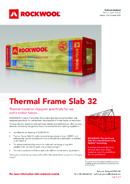 Thermal Frame Slab 32 - Datasheet