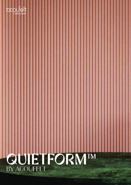 Acoufelt QuietForm™ Lookbook