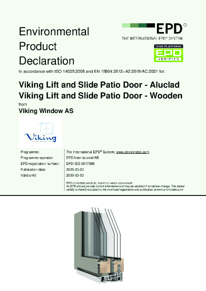 Environmental Product Declaration S315A