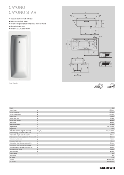 2753_753_Cayono STAR Grips_Technical Data Sheet